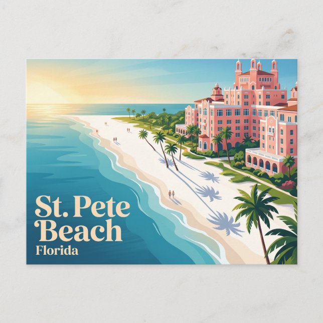 St. Pete Beach USA Postcard (Front)