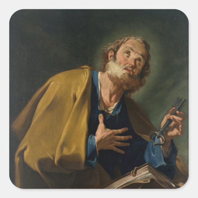St. Peter 2 Square Sticker (Front)