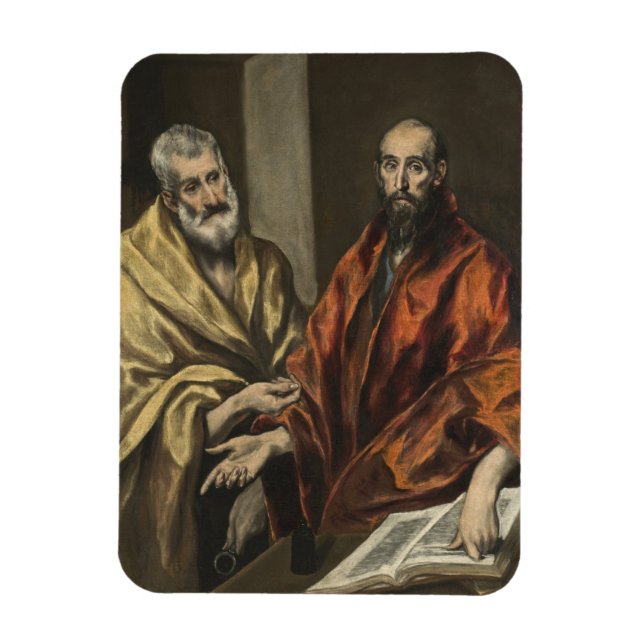 St Peter and St Paul | c.1605-8 (Oil on Canvas) Magnet (Vertical)