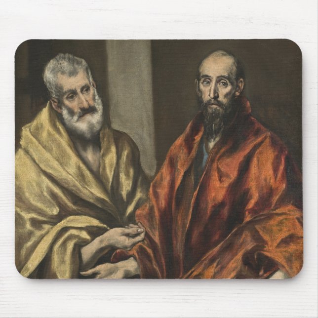 St Peter and St Paul | c.1605-8 (Oil on Canvas) Mouse Pad (Front)