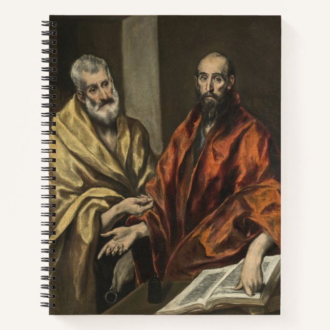 St Peter and St Paul | c.1605-8 (Oil on Canvas) Notebook (Front)