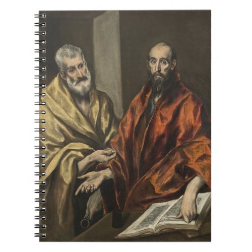 St Peter and St Paul  c1605_8 Oil on Canvas Notebook