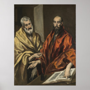 St Peter and St Paul c.1605-8 (Oil on Canvas) Poster