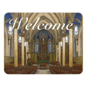 St Peter Catholic Church Painterly Welcome Door Sign