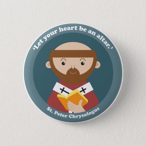 St Peter Chrysologus Button