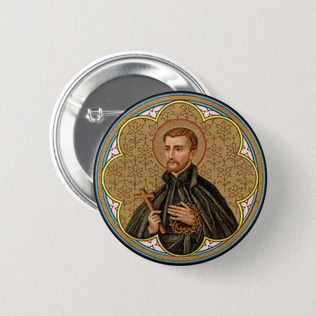 St. Peter Claver (BK 058) Round Button (Front & Back)