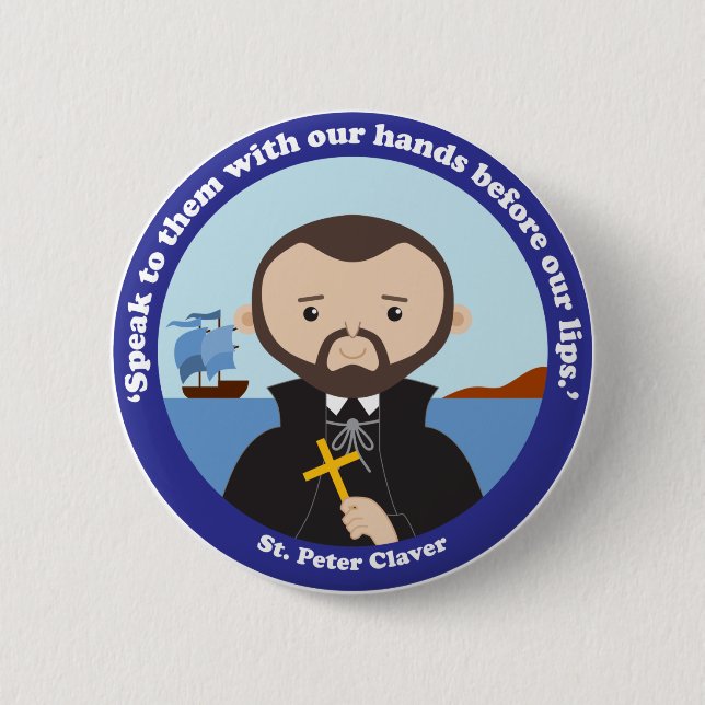 St. Peter Claver Button (Front)
