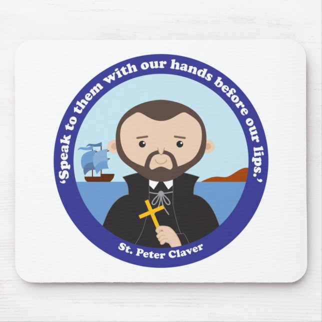 St. Peter Claver Mouse Pad (Front)