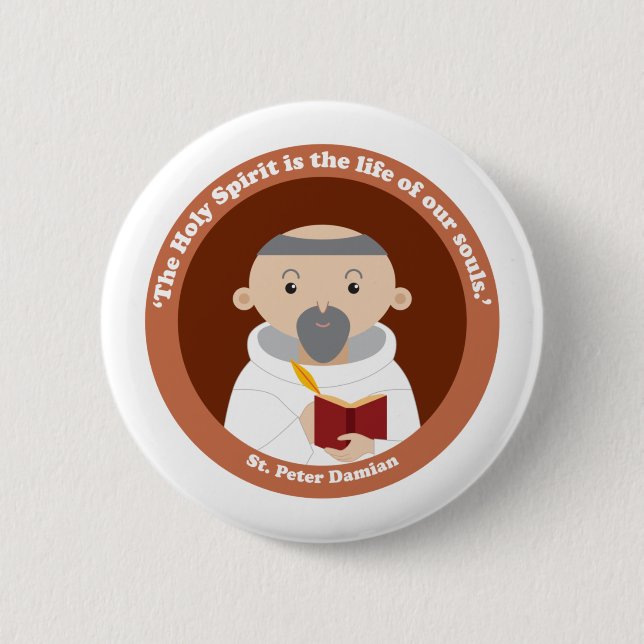 St. Peter Damian Button (Front)