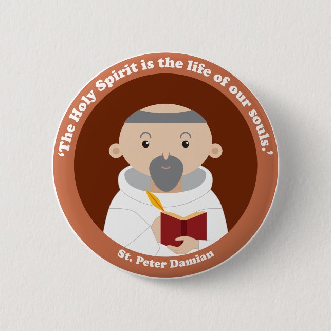 St. Peter Damian Button (Front)
