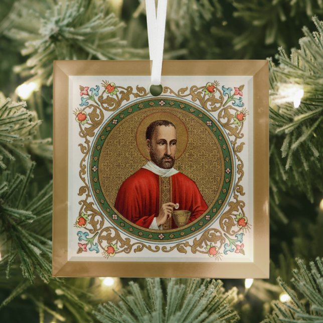 St. Peter Faber (BK 051; famous quote) Glass Ornament (Insitu)