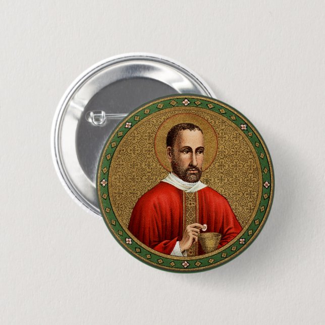 St. Peter Faber (BK 051) Round Button (Front & Back)