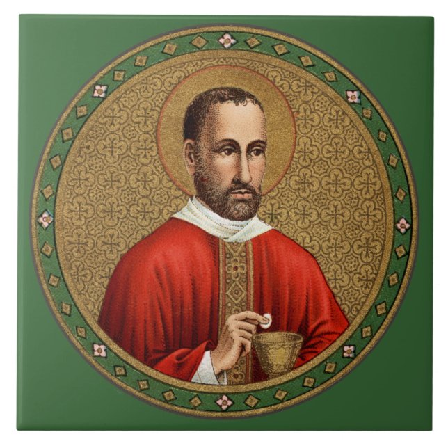 St. Peter Faber (BK 051) (Style 2) Ceramic Tile (Front)