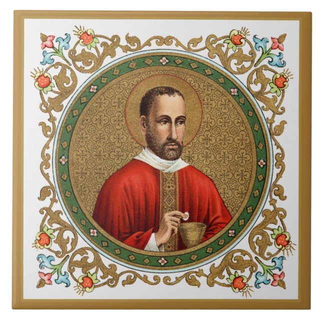 St. Peter Faber (BK 051) (Style 3) Ceramic Tile (Front)