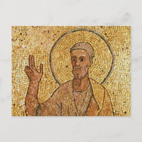 St Peter from the Crypt of St Peter c700 AD Postcard