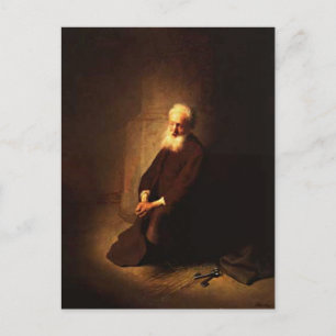 St. Peter in Prison by Rembrandt Postcard