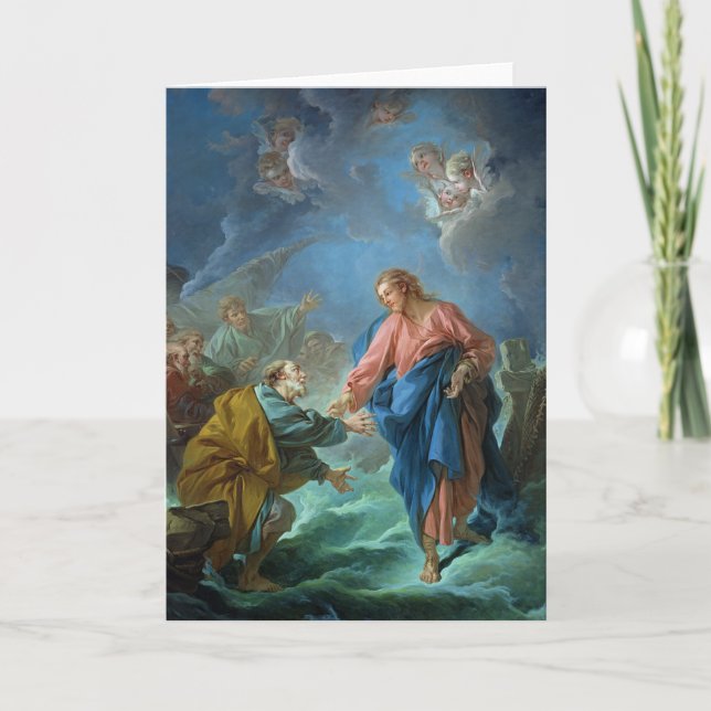St. Peter Invited to Walk on the Water, 1766 Invitation (Front)