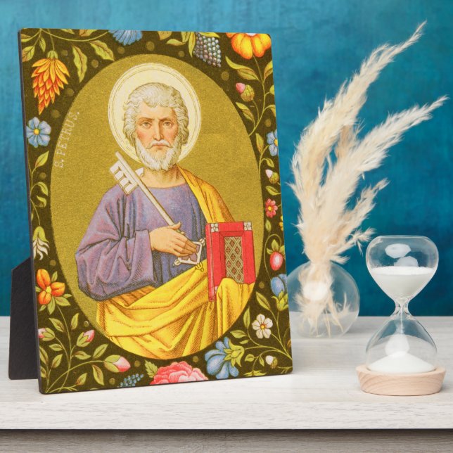 St. Peter (PM 07) 8"x10" Plaque 2 With Easel (Side)