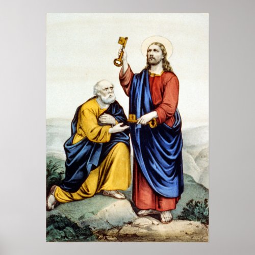 St Peter Receiving the Keys _ 1907 Poster