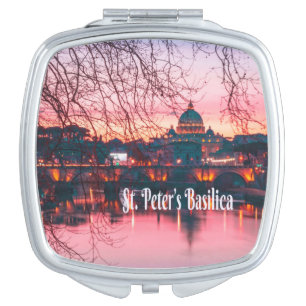 St. Peter’s Basilica, Rome, Italy Compact Mirror