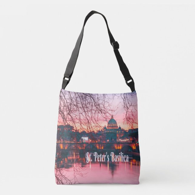 St. Peter’s Basilica, Rome, Italy Crossbody Bag (Back)