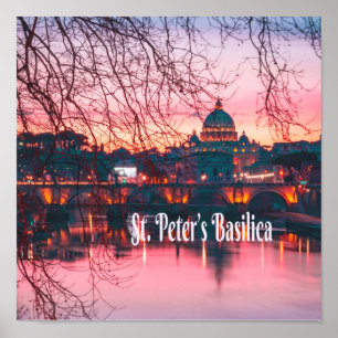St. Peter’s Basilica, Rome, Italy Poster