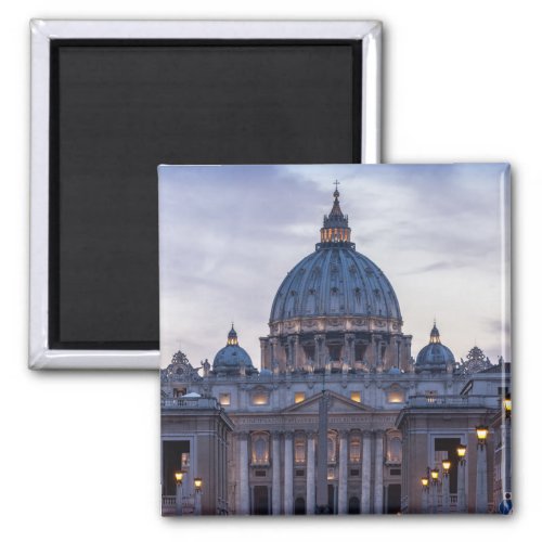 St Peter Square Rome Italy Vatican City Church Magnet
