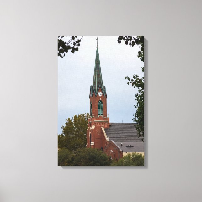 St Peter Steeple Canvas Print (Front)