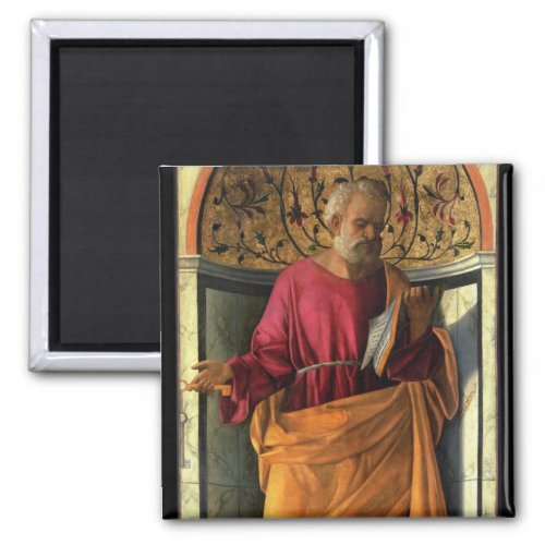 St Peter tempera on canvas Magnet