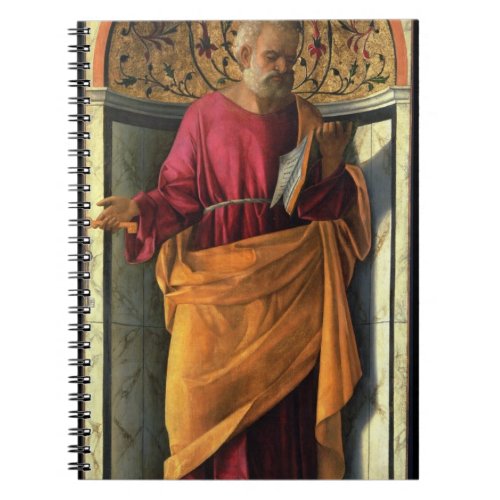 St Peter tempera on canvas Notebook