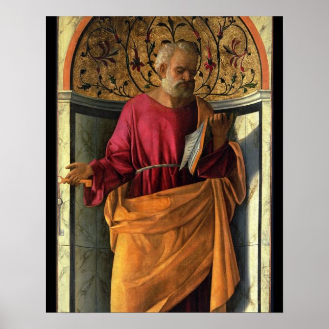 St. Peter (tempera on canvas) Poster (Front)