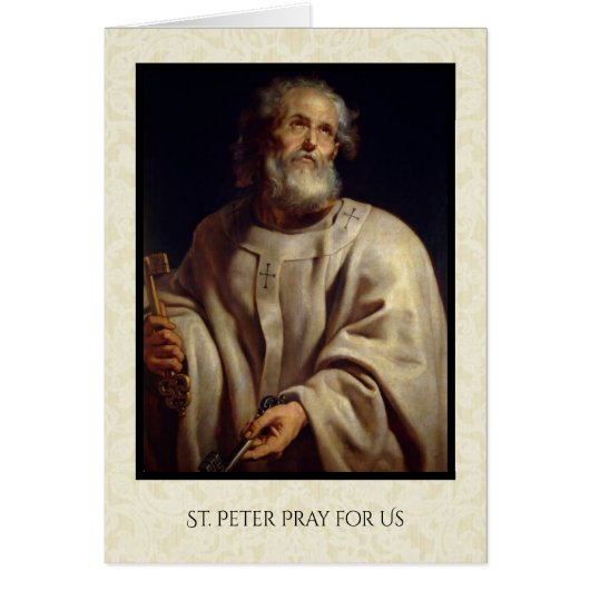 St. Peter the Apostle Catholic Pope Cards (Front)