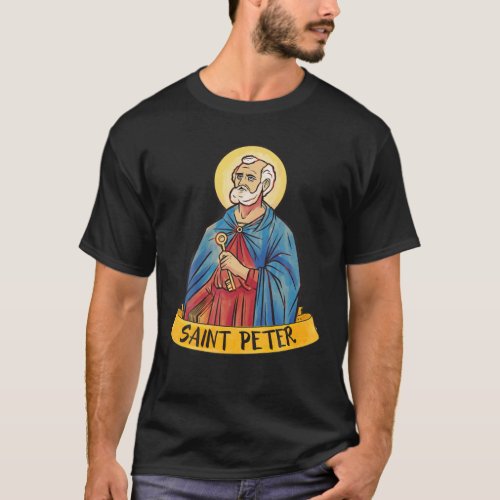 St Peter The Apostle Keys To The Kingdom Catholic T_Shirt
