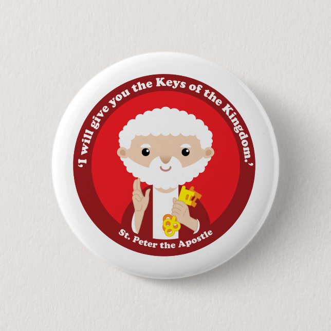 St. Peter the Apostle Pinback Button (Front)
