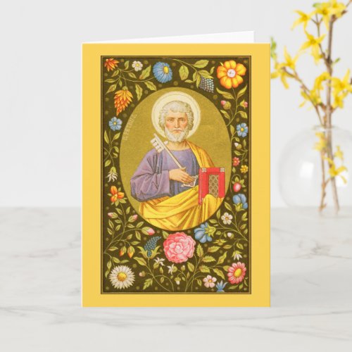 St Peter the Apostle PM07 Blank Greeting Card 1