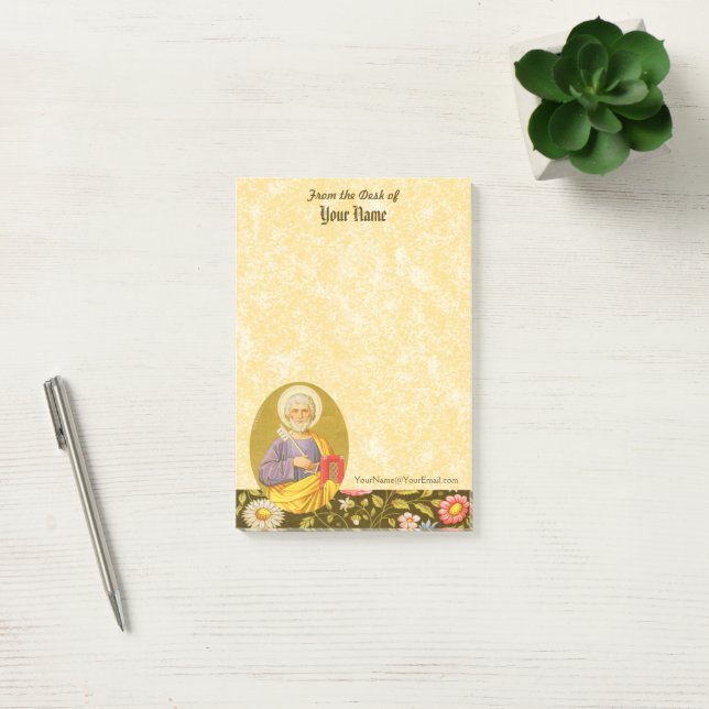 St. Peter the Apostle (PM 07) 4"x6" Post-it Notes (Office)