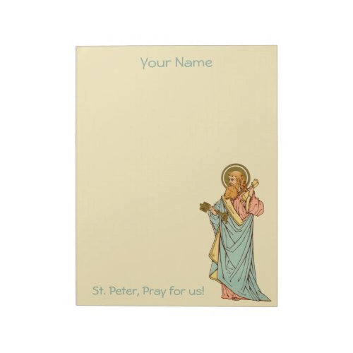 St Peter the Apostle RLS 14 85x11 Notepad