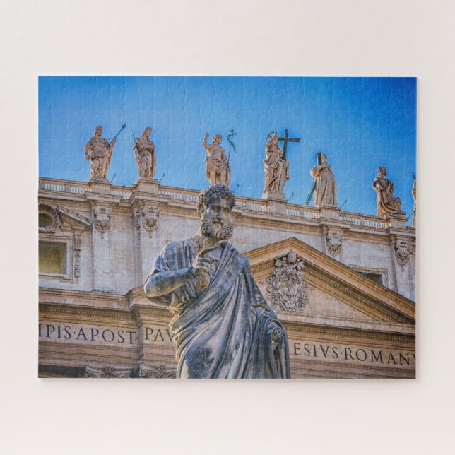 St. Peter's Basilica Apostle, Vatican City, Rome  Jigsaw Puzzle (Horizontal)