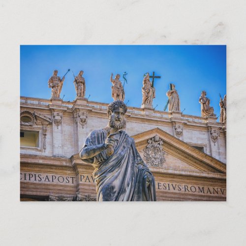 St Peters Basilica Apostle Vatican City Rome  Postcard