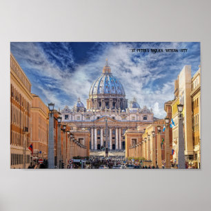 St Peter's Basilica Church Vatican City Poster