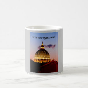 St Peter's Basilica Dome, Vatican City Coffee Mug