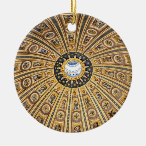 St Peters Basilica Dome _ Vatican Rome Italy Ceramic Ornament
