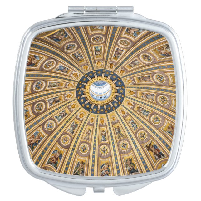 St. Peter's Basilica Dome - Vatican, Rome, Italy Compact Mirror (Front)