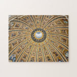 St. Peter's Basilica Dome - Vatican, Rome, Italy Jigsaw Puzzle<br><div class="desc">St. Peter's Basilica Dome Inside view in Vatican City</div>