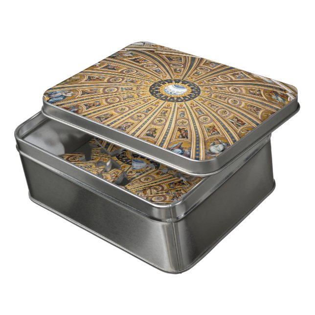 St. Peter's Basilica Dome - Vatican, Rome, Italy Jigsaw Puzzle (Lid Open)