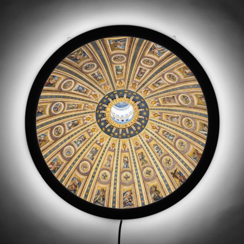 St Peters Basilica Dome _ Vatican Rome Italy LED Sign