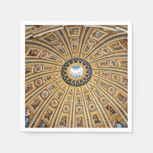 St Peters Basilica Dome _ Vatican Rome Italy Napkins