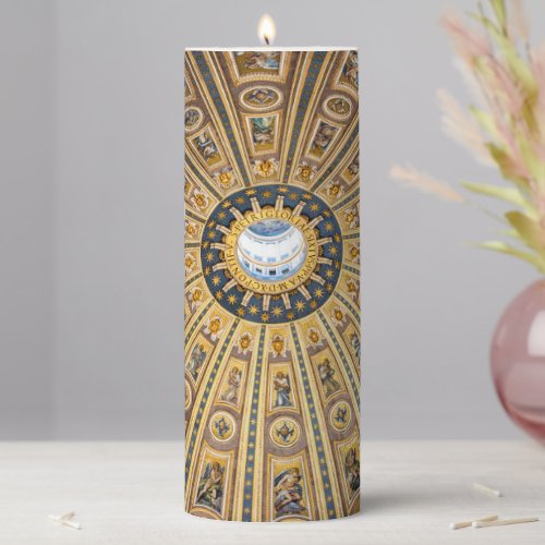 St Peters Basilica Dome _ Vatican Rome Italy Pillar Candle