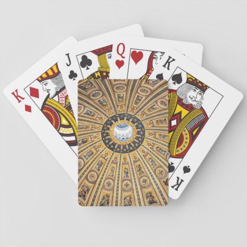 St Peters Basilica Dome _ Vatican Rome Italy Playing Cards