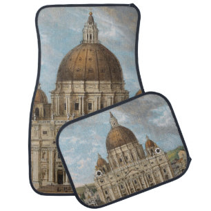 St Peter's Basilica in the Vatican City Car Floor Mat